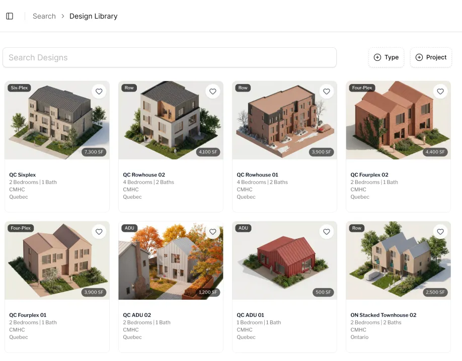 Catalogue de designs